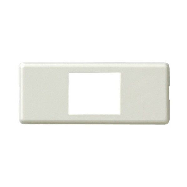 ML家具・機器用器具プレートB形(1コ用)光沢仕上 ML1808W 1点...