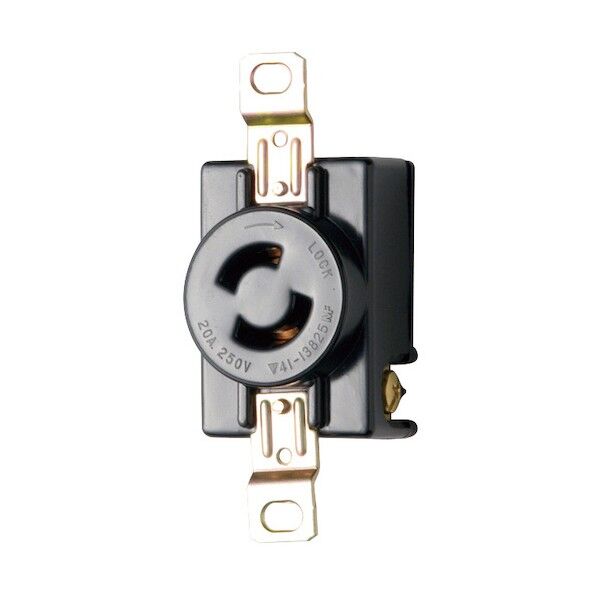 機器用2P 20A引掛埋込コンセント P:83.5 楕円