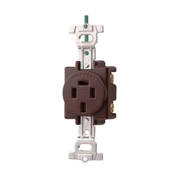 接地3P 15A 埋込コンセント(接地リード線付)(チョコ) MU2818C-1 1点...