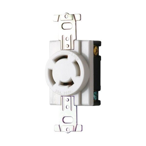 接地3P 20A 引掛埋込コンセント(白) MH2876WW 1点...