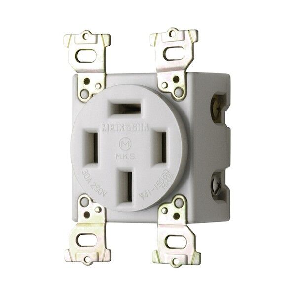  接地3P 30A 埋込コンセント(白) MU2815WW 1点...