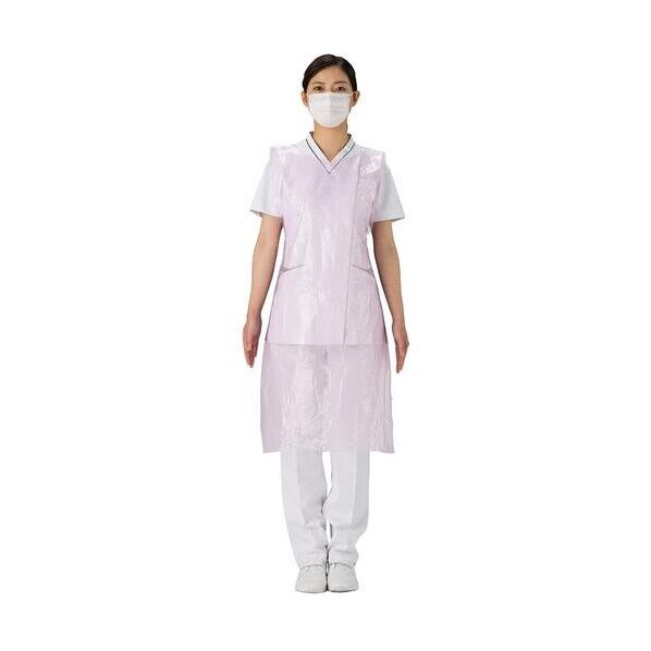 マイスコPEエプロン袖なし(ピンク)