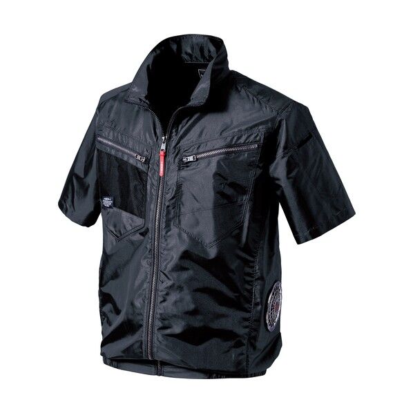 ウェア サイドファン半袖ジャケット 3L ネイビー V7717-3L-1 1着