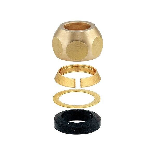 露出配管用継手 止水栓給水管固定ナット