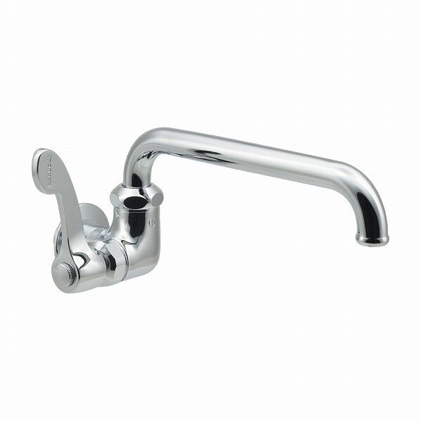 厨房用左ハンドル横形自在水栓