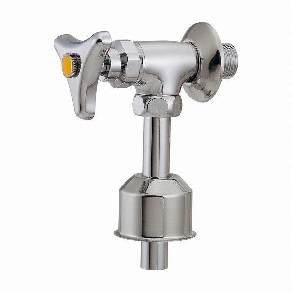 小便器洗浄水栓(凍結防止つき)