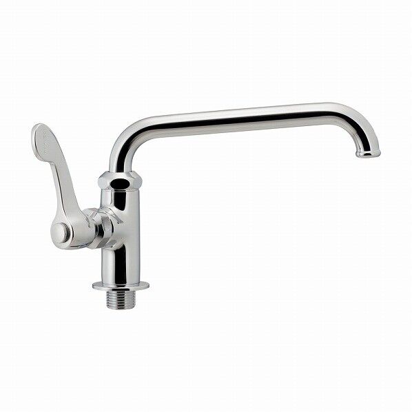カクダイ(KAKUDAI) 厨房用左ハンドル立形自在水栓 724-408-13QR 1個