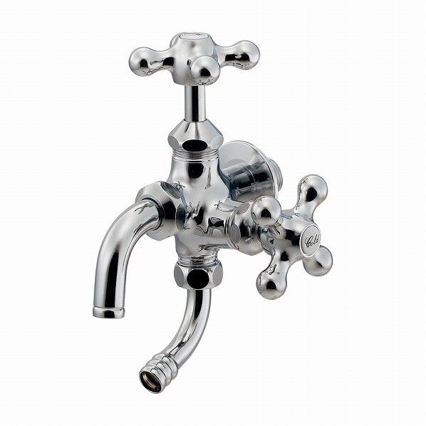 万能ホーム双口水栓(凍結防止つき)