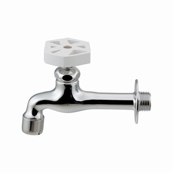 泡沫胴長横水栓 ホワイト 702-225-W 1個