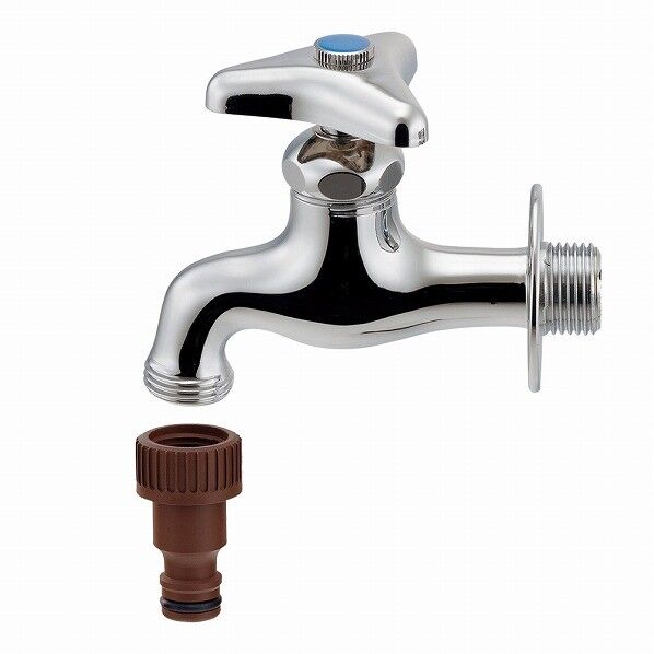 カップリング付横水栓