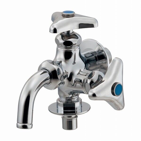 カクダイ 洗濯機用双口水栓 704-121-13 1個...