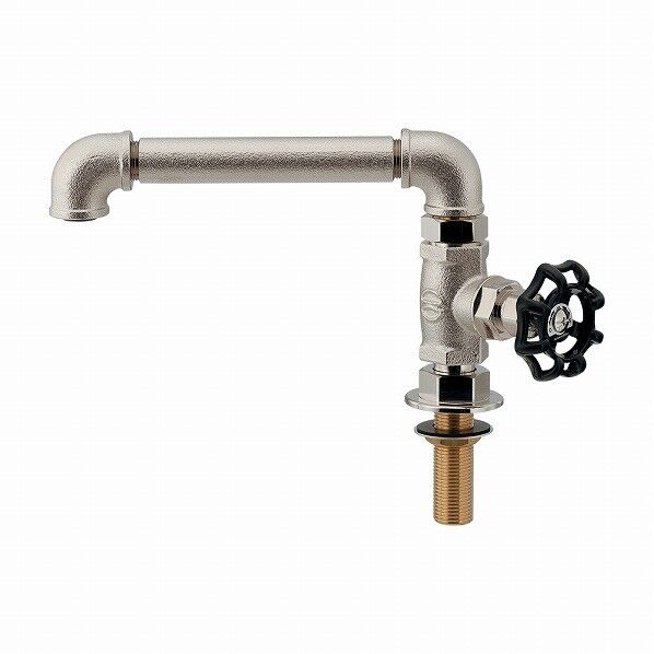 厨房立形自在水栓 ニッケル 700-747-N 1個