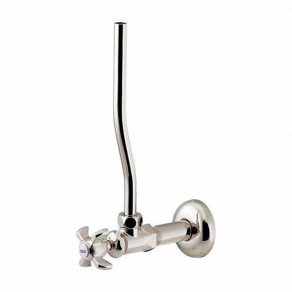 カクダイ アングル形止水栓レトロシルバー 705-713-N 1個...