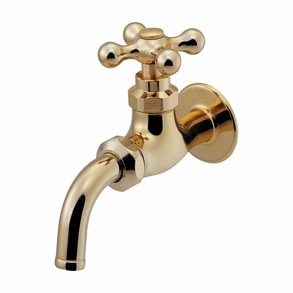 万能ホーム水栓(凍結防止つき・アンティークゴールド)