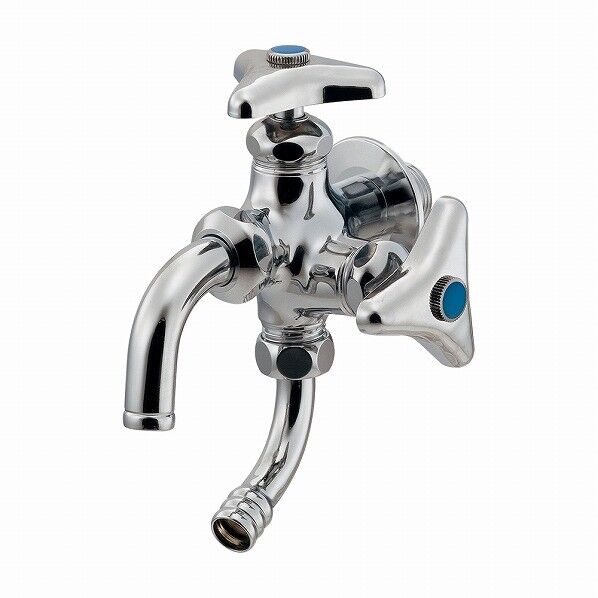 万能ホーム双口水栓13 7041 1点