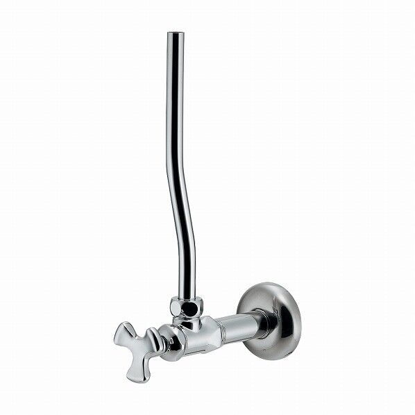 アングル形止水栓//クローム 705-710-13 1点