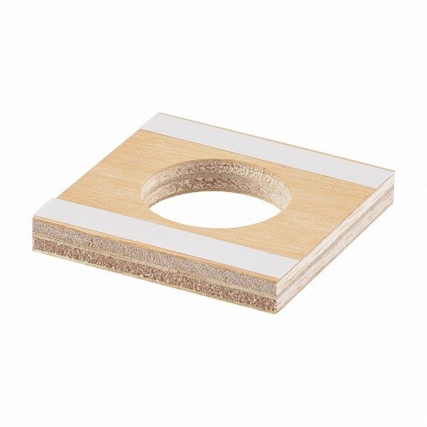 ワンホール混合栓取付補強板 107-820-30 1点