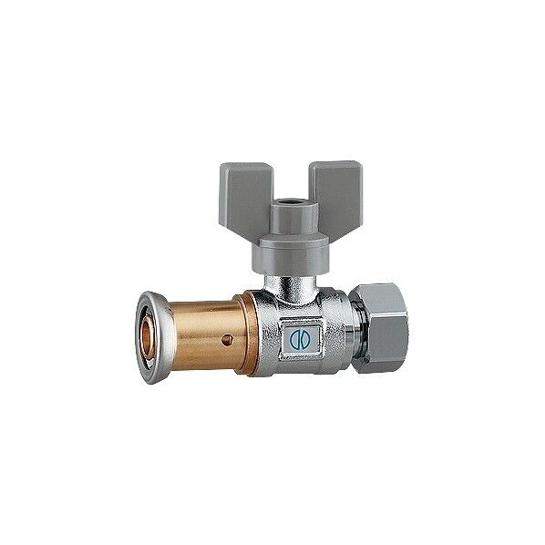 樹脂管用ボールバルブ(ワンタッチ・片ナット付)