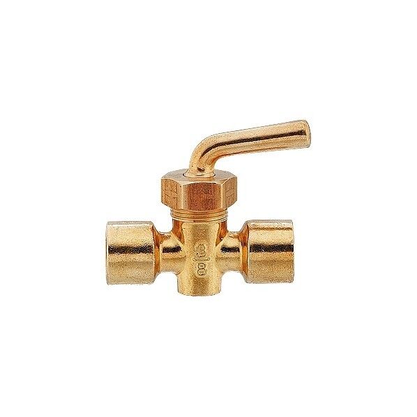 メートルコック 黄銅