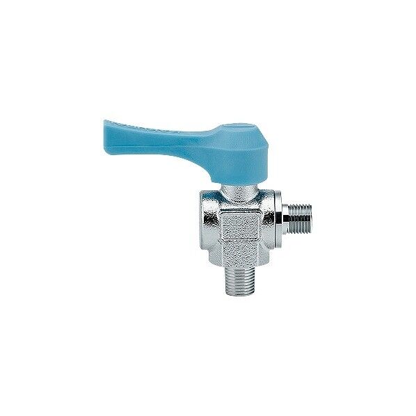 アングル型ミニチュアボールバルブ Rネジ×Gネジ