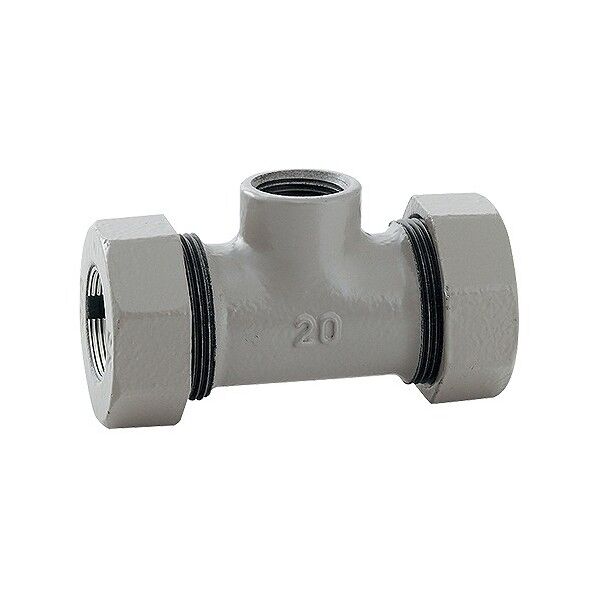 3管兼用ジョイントネジつきチーズ