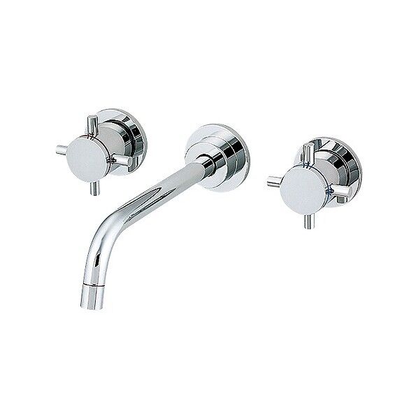 壁付2ハンドル混合栓