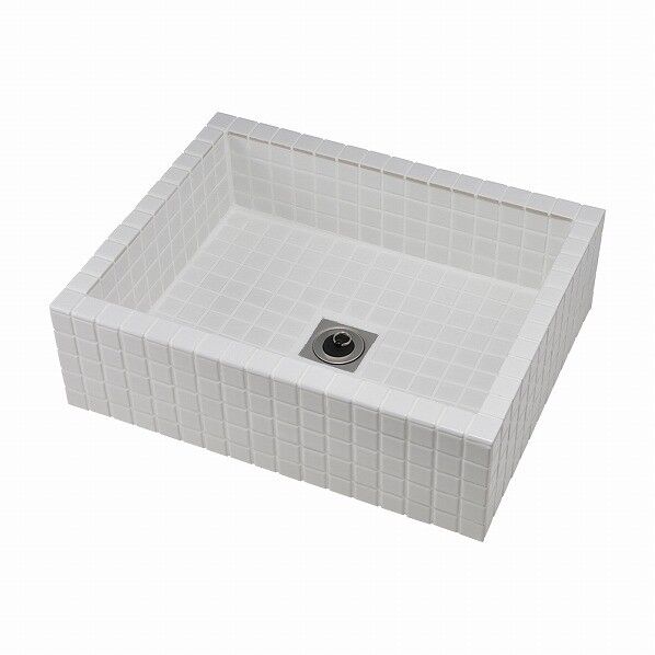 水栓柱パン(タイル張り・白) 624-970 1点