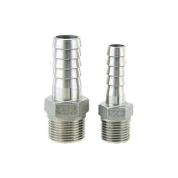 ステンレスホースニップル 6489-1/2X16 1個