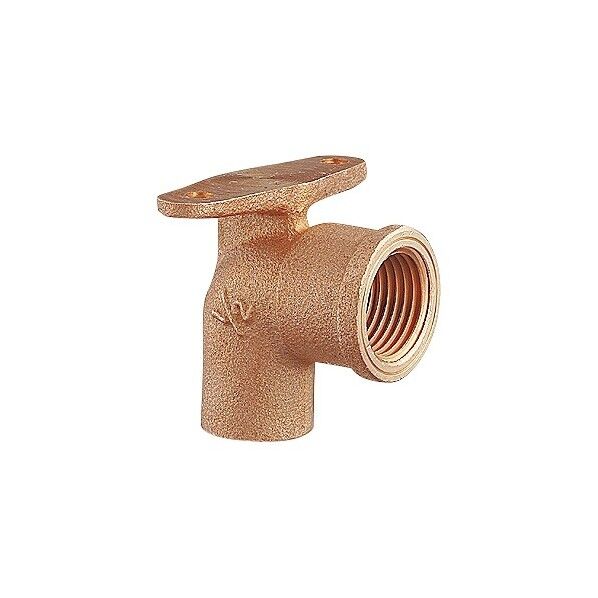 銅管用逆座水栓エルボ 619-33-1315