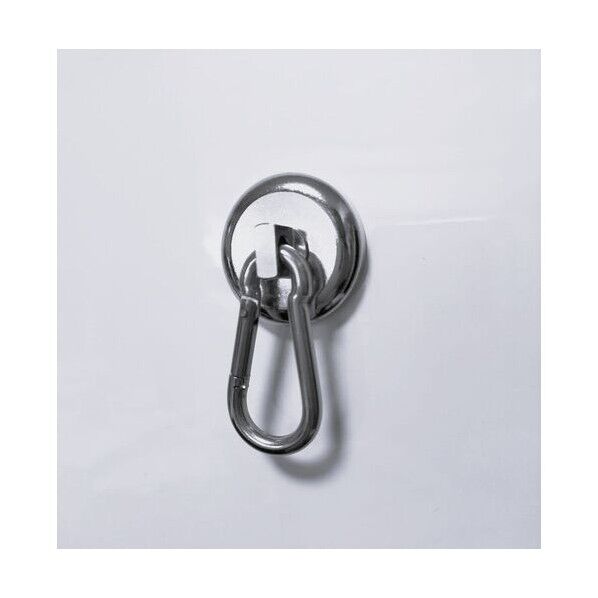 強力マグネットフック カラビナ付き Φ25 HOOKCARA25 1点