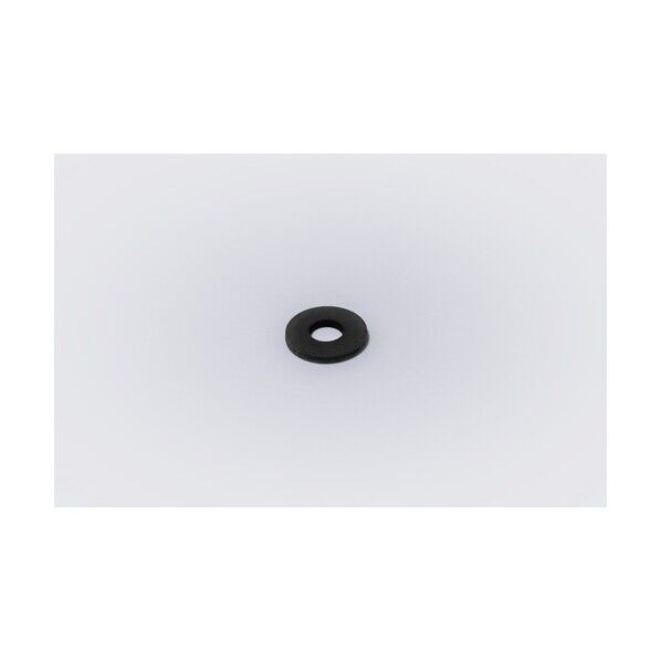 スチールワッシャー リング型 Φ18×Φ7×2 M6 黒メッキ STEEL18720 1点...