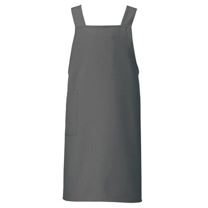 胸当てエプロン 044ダークグレー F HS2506 1