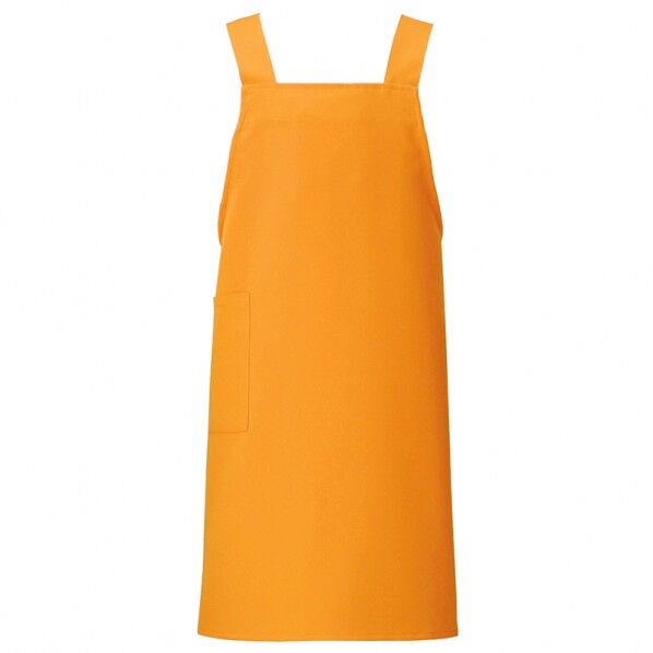 胸当てエプロン 063オレンジ F HS2506 1