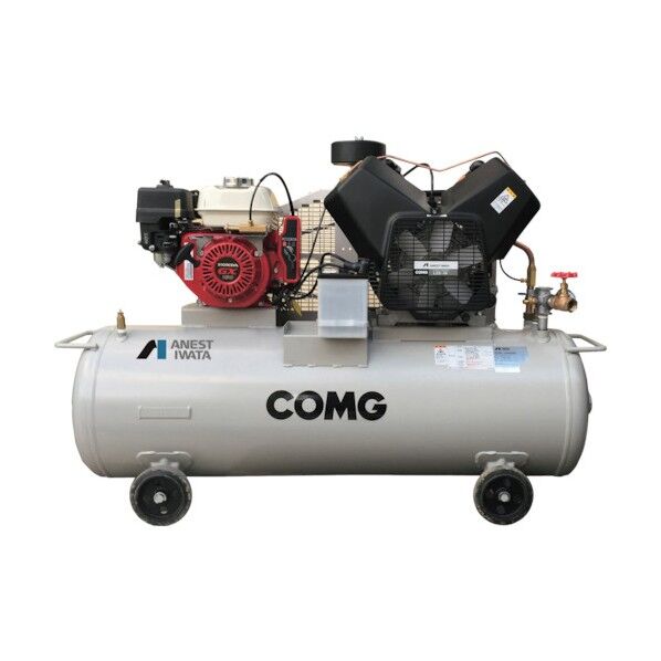 岩田 タンクマウント形コンプレッサ 2.2KW エンジン駆動 TLUE22C-14S 1点