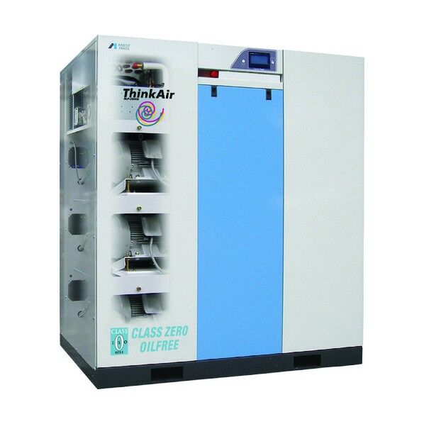 アネスト岩田 スクロールコンプレッサ(オイルフリー) EGシリーズ ドライヤ無 50Hz 22.2kW SLP-220EFM5...