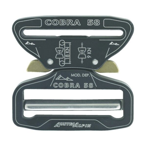 COBRA バックル XLトリガー ブラック 58MM FC58KVF-XL 1点