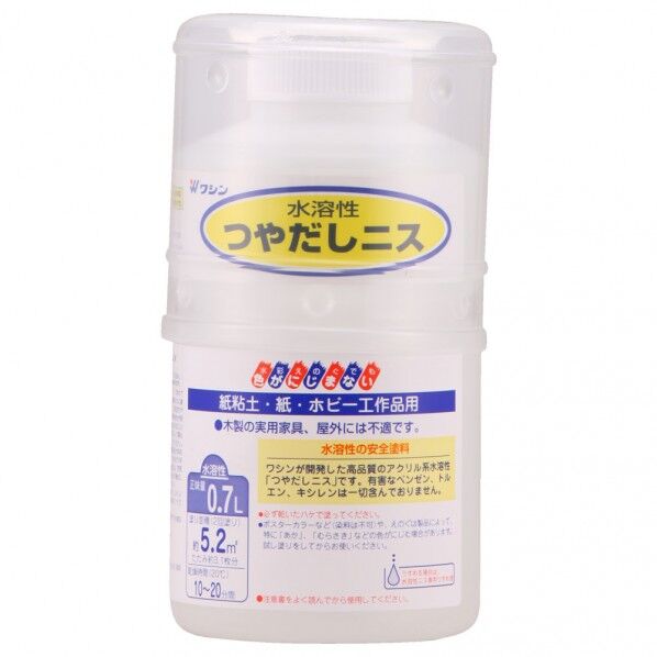 水溶性つやだしニス