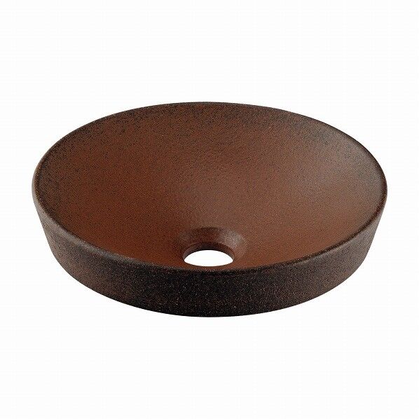 丸型手洗器 窯肌 493-012-M 1点