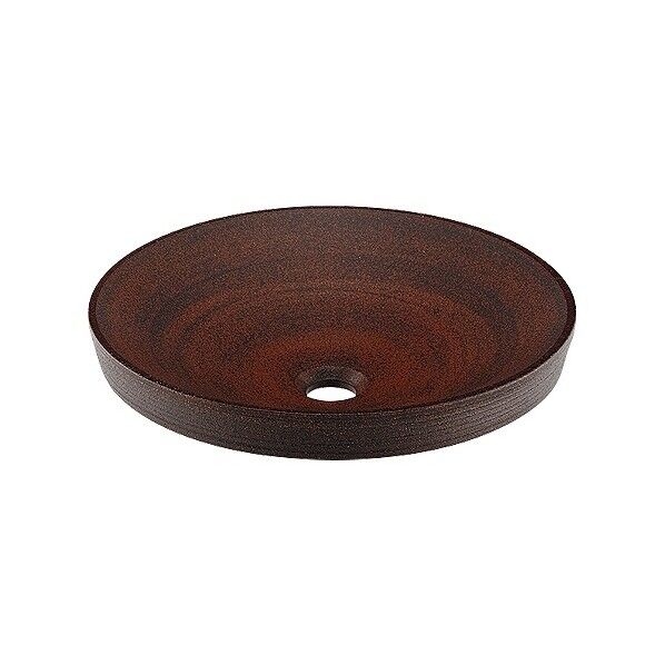 丸型洗面器 窯肌 493-014-M 1点