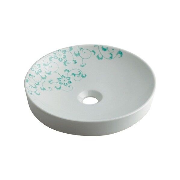 丸型手洗器 ペパーミント 493-097-GR 1点