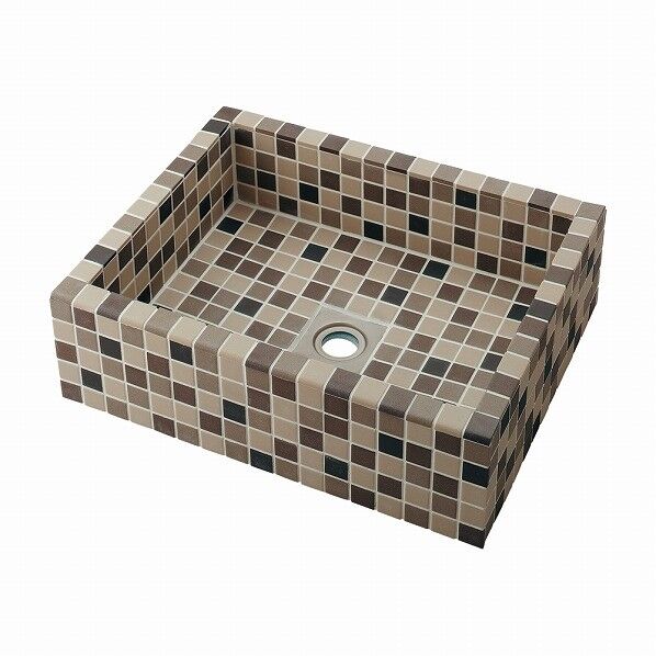 タイル貼り洗面器