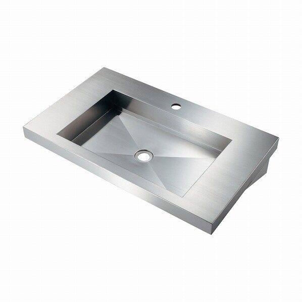 ステンレス壁掛洗面器