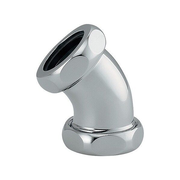 大小便器洗浄管継手 さしこみ45゜エルボ