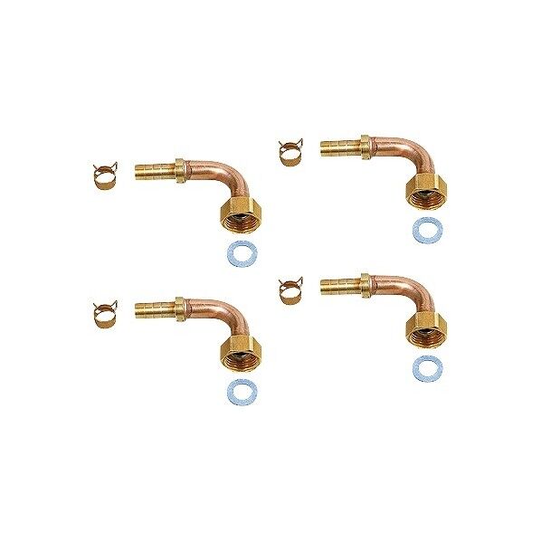 ペア耐熱管部品セット(エルボ)10A