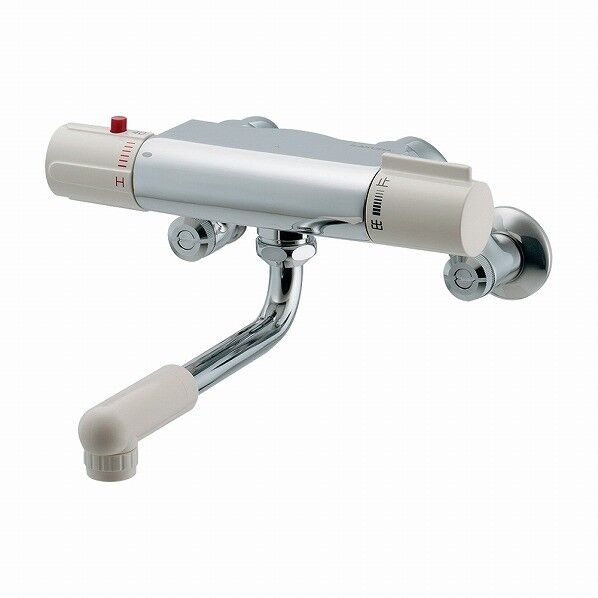 サーモスタット混合栓 メタル・白(ホワイト) 173-242 1点