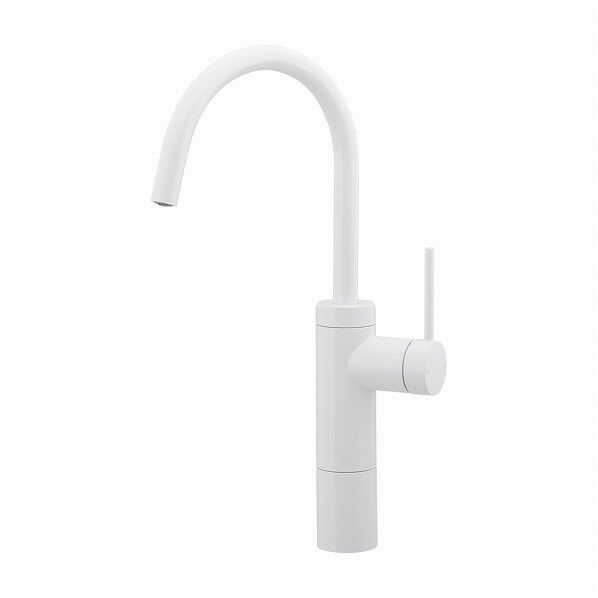 シングルレバー混合栓 T ホワイト 183-309-W 1個