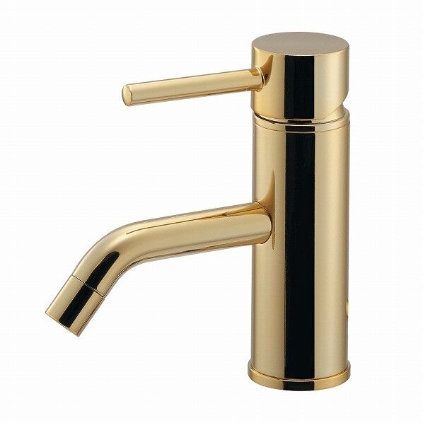 シングルレバー混合栓 アンティークゴールド 183-322-AG 1個