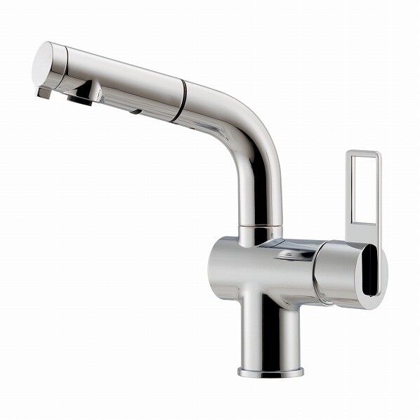 シングルレバー引出し混合栓