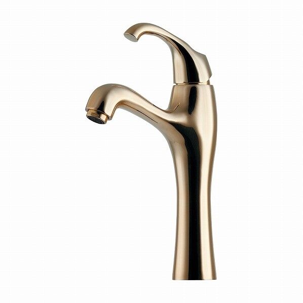 シングルレバー混合栓 ミドル･クリアブラス  183-103-CG 1点