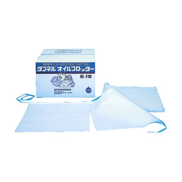 油吸着材 タフネルオイルブロッター 万国旗状 (80枚入)